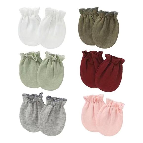 New 6 pair baby no scratch mittens - Picture 1 of 10